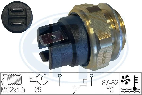 Interruptor de Temperatura, ventoinha do radiador ERA 330170