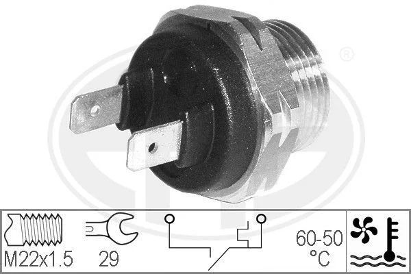 Interruptor de Temperatura, ventoinha do radiador ERA 330173