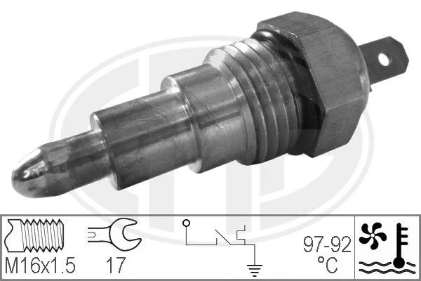 Temperature Switch, radiator fan ERA 330176