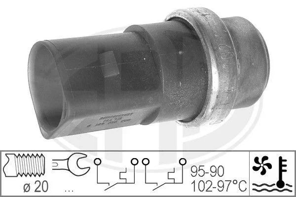Temperature Switch, radiator fan ERA 330231