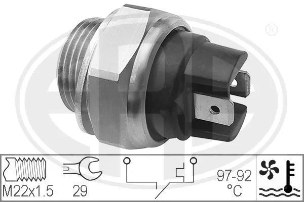 Temperature Switch, radiator fan ERA 330269