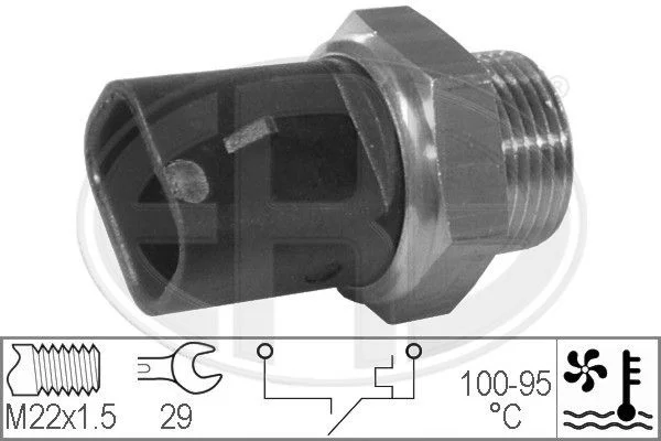 Temperature Switch, radiator fan ERA 330277