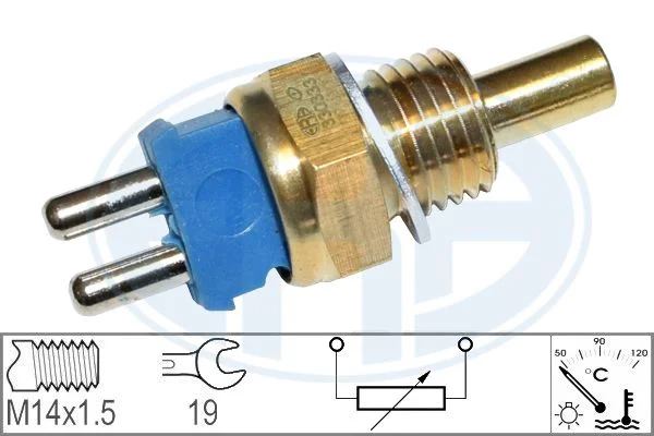 Sensor, temperatura do líquido de refrigeração ERA 330333