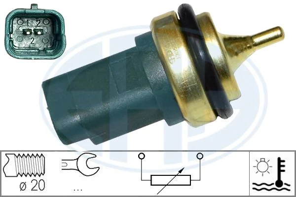 Sensor, temperatura do líquido de refrigeração ERA 330552