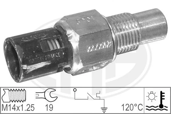 Interruptor de temperatura, lâmpada de aviso de refrigeração ERA 330557
