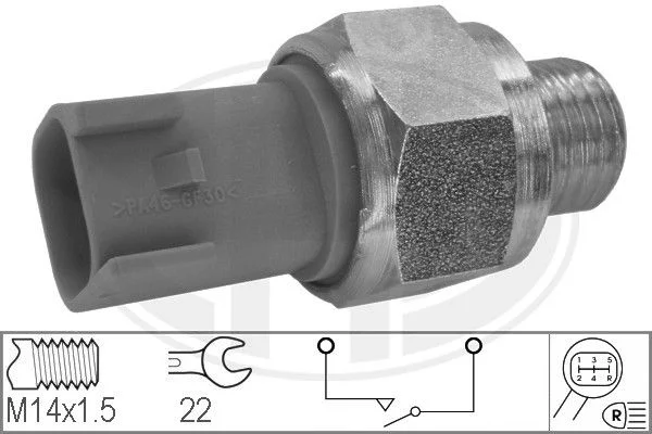 Interruptor, luz de marcha-atrás ERA 330603