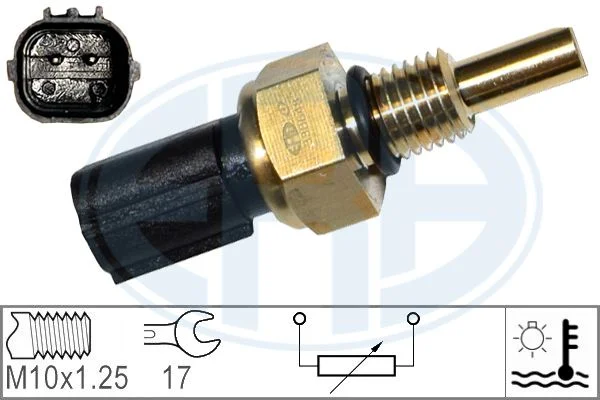 Sensor, temperatura do líquido de refrigeração ERA 330648