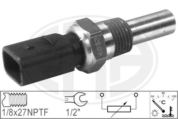 Sensor, temperatura do líquido de refrigeração ERA 330659