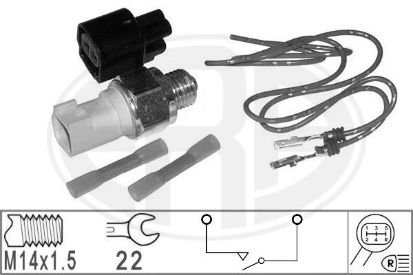 Interruptor, luz de marcha-atrás ERA 330775