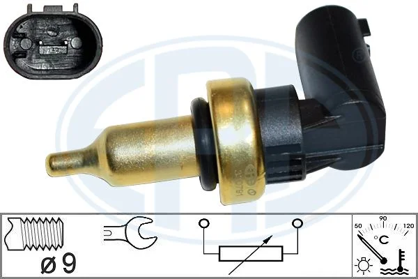 Sensor, temperatura do líquido de refrigeração ERA 330791