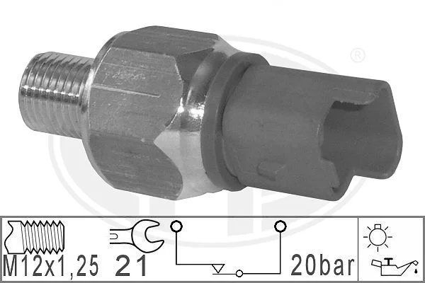 Interruptor de pressão de óleo ERA 330801