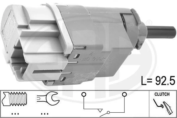 Interruptor, controlo da embraiagem (controlo de cruzeiro) ERA 330935