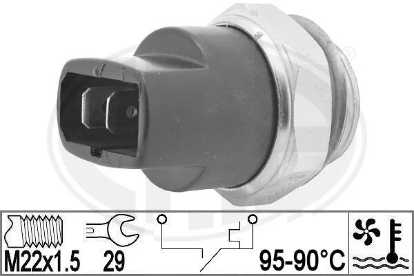 Temperature Switch, radiator fan ERA 330962