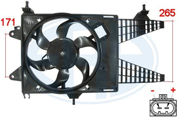 Ventilador, refrigeração do motor ERA 352001