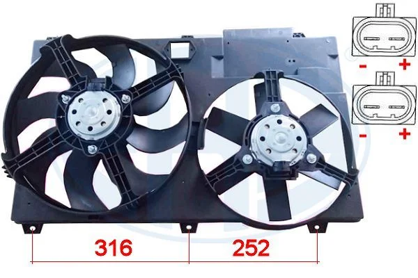 Ventilador, refrigeração do motor ERA 352013