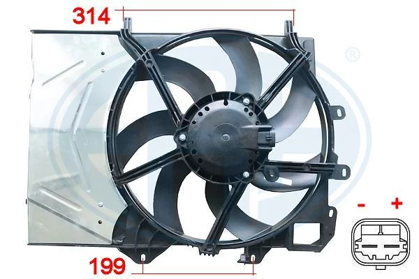 Ventilador, refrigeração do motor ERA 352043