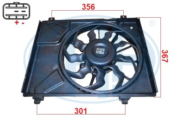 Ventilador, refrigeração do motor ERA 352145