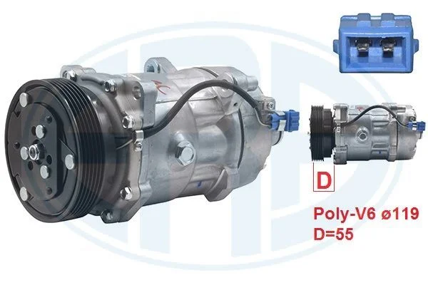Compressor, ar condicionado ERA 670005