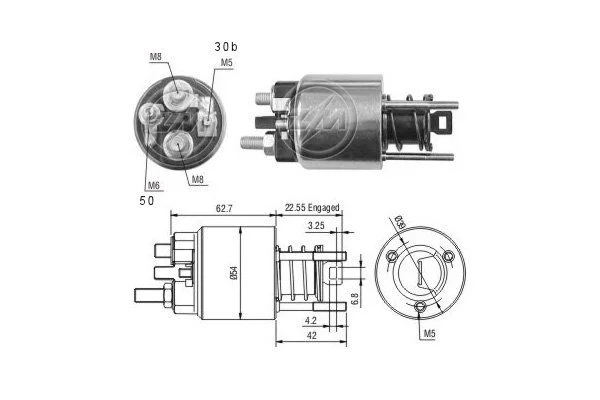 Solenoid Switch, starter ERA ZM2395