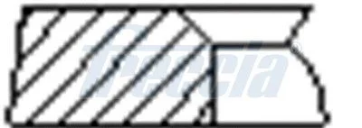 Piston Ring Set FRECCIA FR10-079300