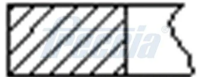 Piston Ring Set FRECCIA FR10-384200