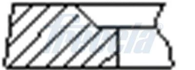 Piston Ring Set FRECCIA FR10-500900