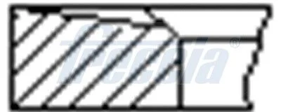 Piston Ring Set FRECCIA FR10-880700