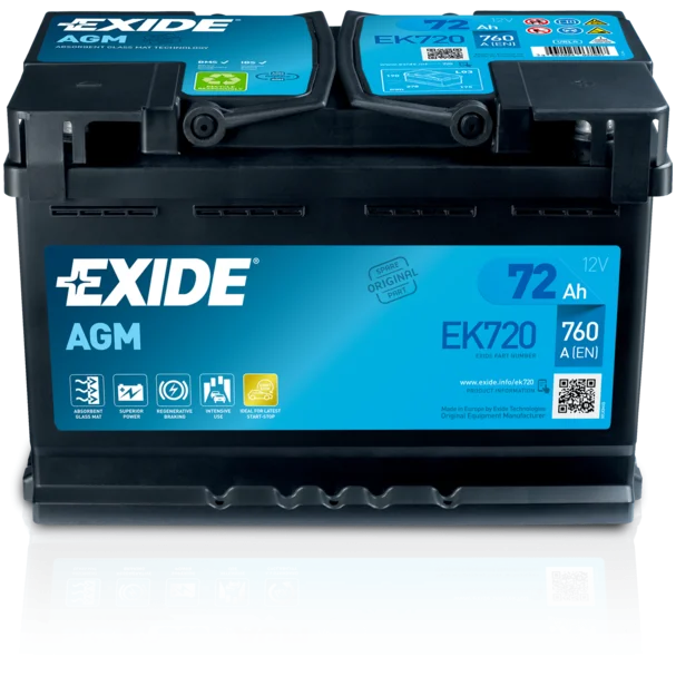 Starter Battery EXIDE EK720