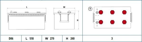 Bateria de Arranque EXIDE EX2253