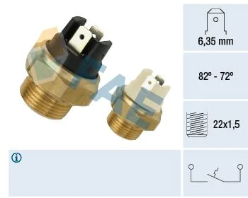 Temperature Switch, radiator fan FAE 37380