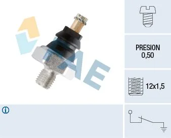 Interruptor de pressão de óleo FAE 10200