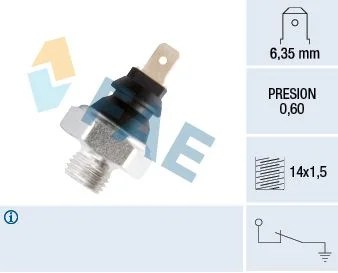 Interruptor de pressão de óleo FAE 11260