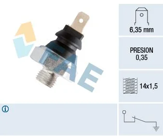 Interruptor de pressão de óleo FAE 11410