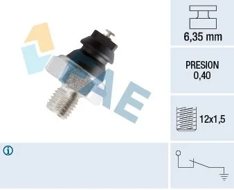 Interruptor de pressão de óleo FAE 12200
