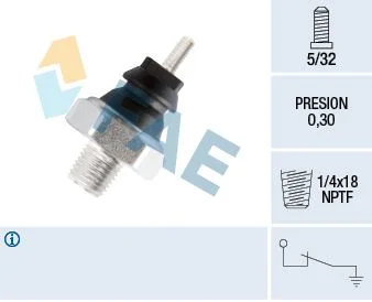 Interruptor de pressão de óleo FAE 12220