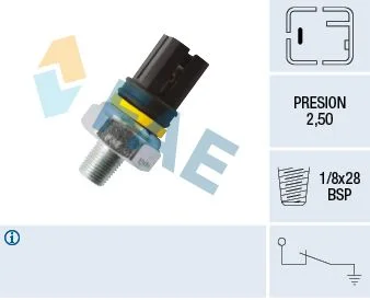 Interruptor de pressão de óleo FAE 12419