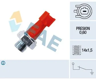 Interruptor de pressão de óleo FAE 12431