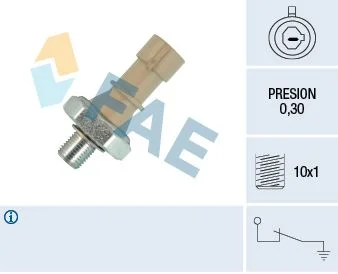 Interruptor de pressão de óleo FAE 12437