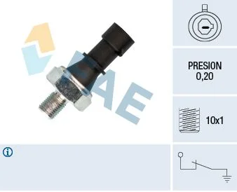 Interruptor de pressão de óleo FAE 12438