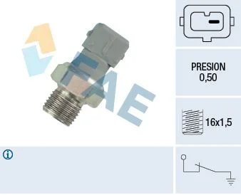 Interruptor de pressão de óleo FAE 12460