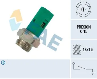 Interruptor de pressão de óleo FAE 12520