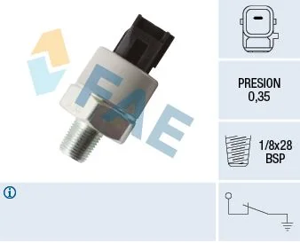 Interruptor de pressão de óleo FAE 12549