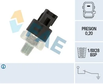 Interruptor de pressão de óleo FAE 12550