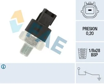 Interruptor de pressão de óleo FAE 12555