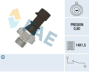 Interruptor de pressão de óleo FAE 12570