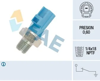 Interruptor de pressão de óleo FAE 12612