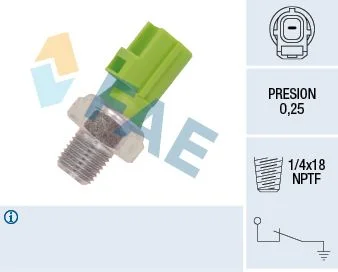 Interruptor de pressão de óleo FAE 12613