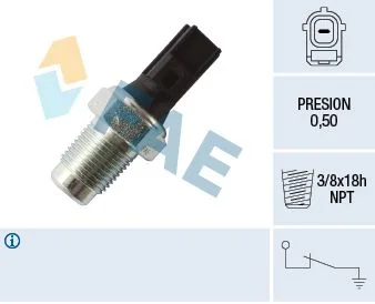 Interruptor de pressão de óleo FAE 12615
