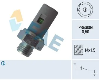 Interruptor de pressão de óleo FAE 12636