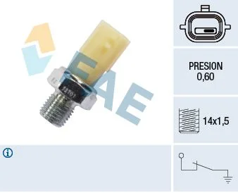 Interruptor de pressão de óleo FAE 12701